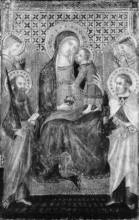 Lippo Vanni (Lippo Vanni di Giovanni) | Madonna and Child Enthroned ...