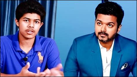 Thalapathy Vijay's son Jason Sanjay's photo with a top hero goes viral ...