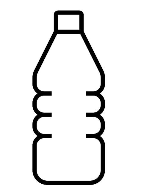 Kids-n-fun.com | Coloring page Shapes of Food bottle