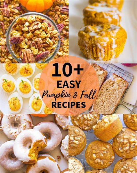 10+ Easy Pumpkin & Fall Recipes - Kathryn's Kitchen