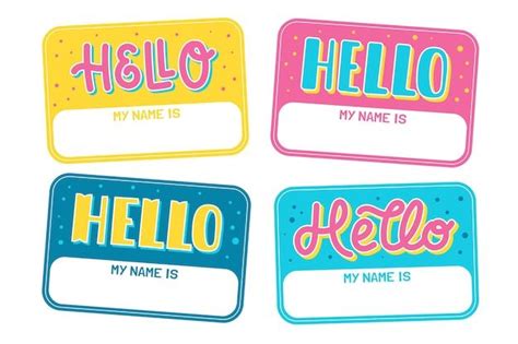 Hello My Name Is Sticker Pack