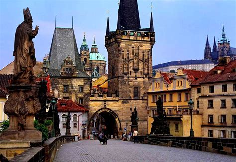 Amazing widescreen Charles Bridge, Prague, Castle background picture ...