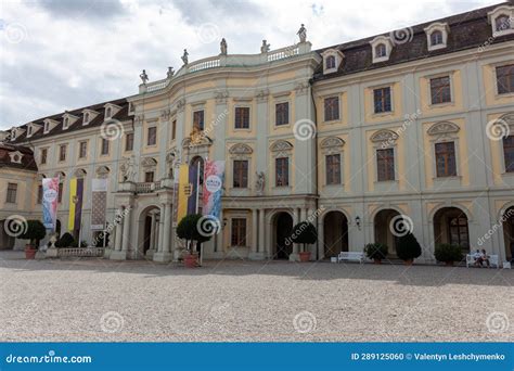 Residential Palace in Ludwigsburg with Baroque Gardens Editorial Image ...