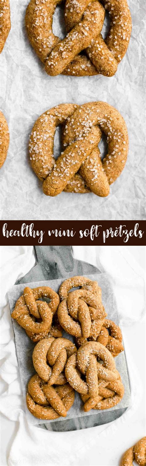 Healthy Mini Soft Pretzels | Amy's Healthy Baking