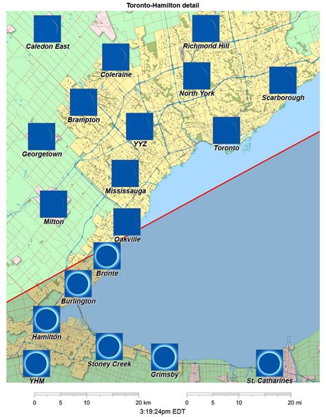 Total Solar Eclipse 2024 Toronto Map - Jorey Eachelle