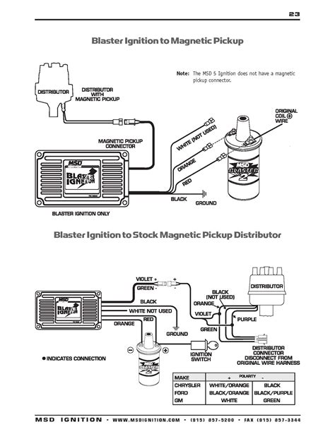 Msd Distributor Wiring Diagram - Wiring Diagram