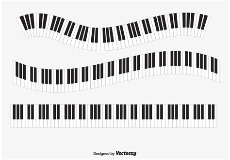 Piano Keys Vector 85927 Vector Art at Vecteezy