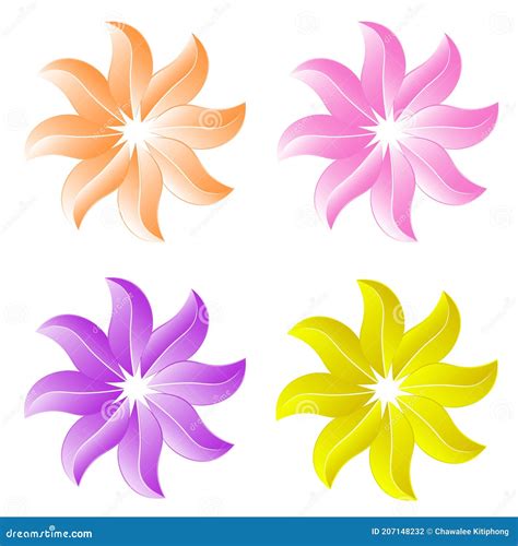 Lilly Flower Logo, Flower Icon, Vector Illustration EPS 10 Stock Vector ...