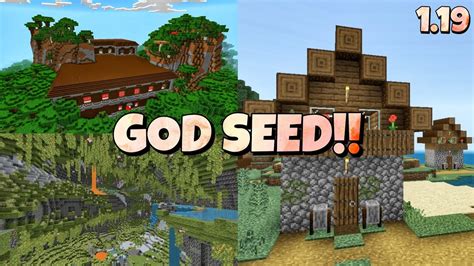 EPIC SEED With Lots of Structures At Spawn | Minecraft Bedrock 1.19 | The Wild Update 1.19.41 ...