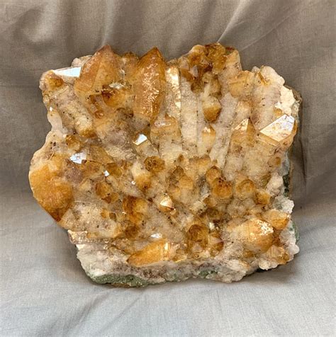 Citrine Quartz Crystal Cluster - The Dinosaur Store & Museum