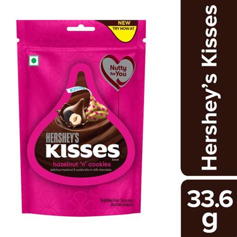 Buy Hersheys Kisses Hazelnut N Cookies - Milk Chocolate, Rich ...