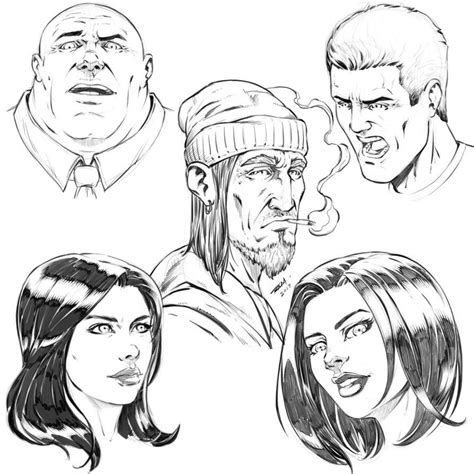 How To Draw Comic Characters Faces