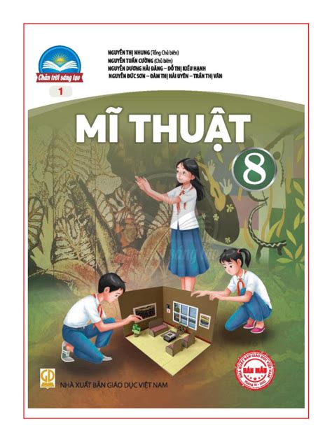 Sách giáo khoa Mĩ thuật bản 1 lớp 8 Chân trời sáng tạo pdf