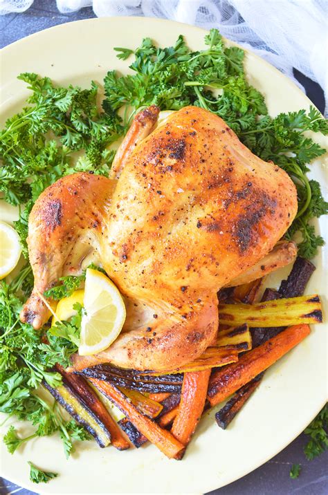 Oven Roasted Whole Chicken - WonkyWonderful