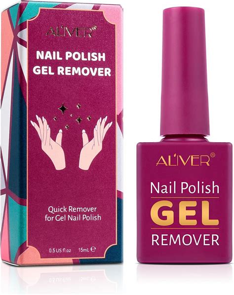 Gel Nail Polish Remover, Quickly & Easily Gel Remover for Nails, Professional Remove Gel Nail ...