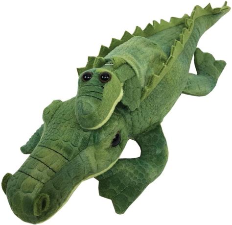 Fun Stuff 18" Alligator Stuffed Animal Plush Gator Soft Kids Toy Momma & Baby Alligator 2 Set ...