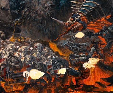 Deathwing Terminators battle Chaos | Dark angel, Warhammer, Warhammer 40k