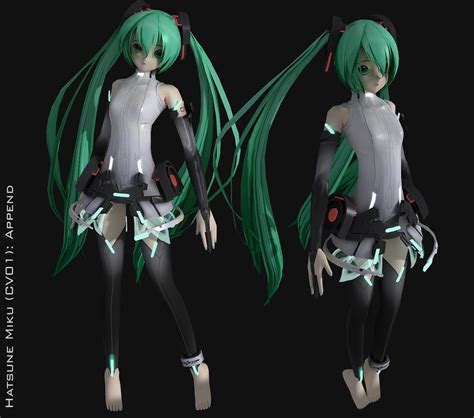 Hatsune Miku Append 3D by XenoAisam on DeviantArt