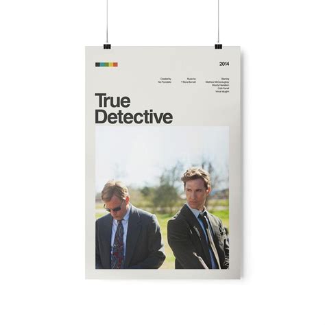 True Detective Poster Print, TV Series Poster Art, True Detective ...