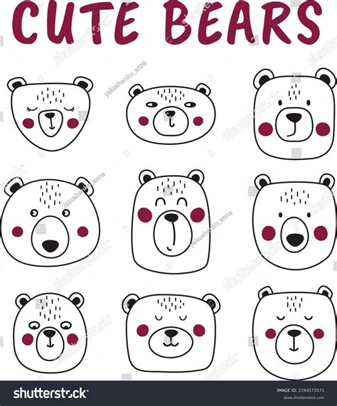 Bear Ears Simple: Over 763 Royalty-Free Licensable Stock Vectors ...