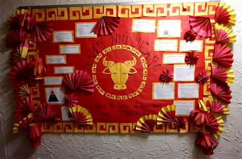 My Chinese New Years themed bulletin board! (It's the year of the ox ...