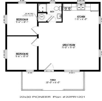 Pioneer Log Cabin Pricing | Floor Plans | Zook Cabins | Cabin floor ...