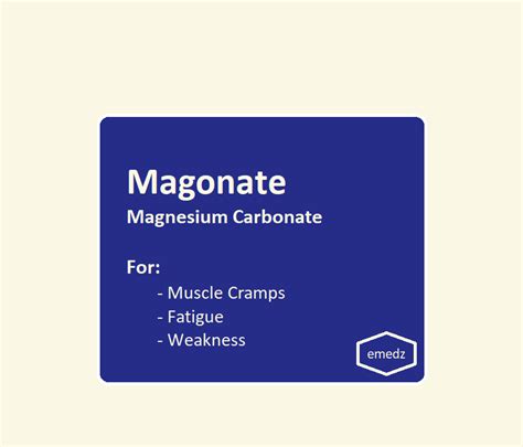 Magnesium Carbonate - Uses, Dose, Side effects, MOA, Brands | Vitamins