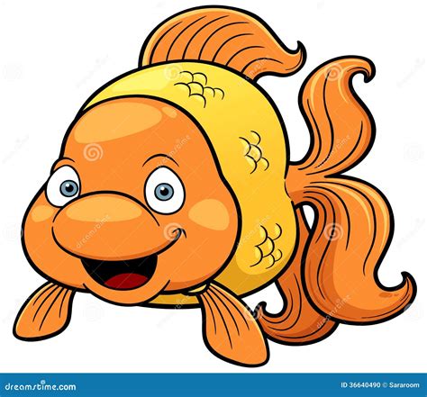 Goldfish Cartoon Stock Photo - Image: 36640490