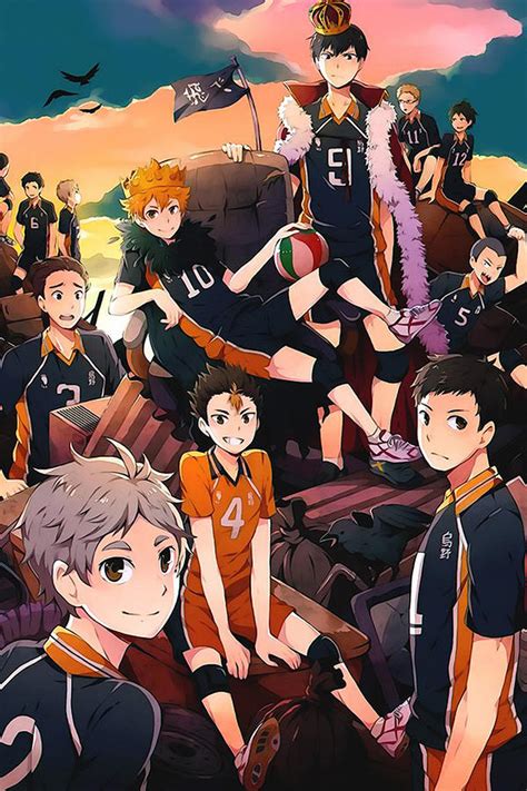 Haikyuu karasuno Digital Art by Sarah J Stone