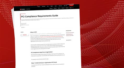 PCI Compliance Requirements Guide - ThreatsHub Cybersecurity News