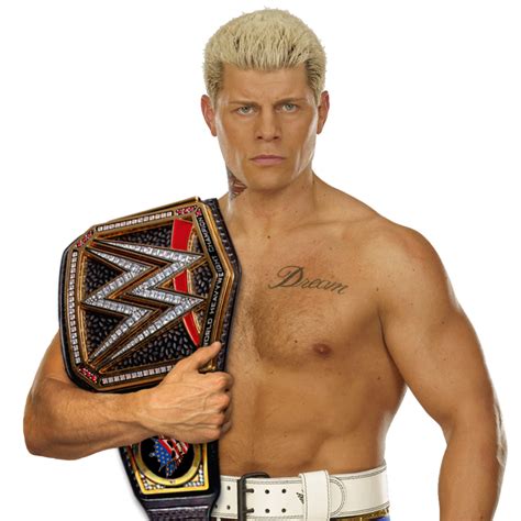 Cody Rhodes WWE Champion png by Dunktheclown on DeviantArt