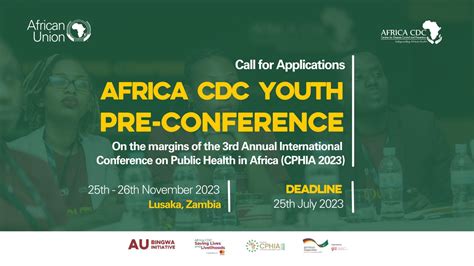 Call for Applications: 2023 Africa CDC Youth Pre Conference (#YPC2023) – Africa CDC