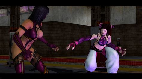 Mileena Vs. Juri 3 - Street Fighter vs Mortal Kombat Fan Art (36337548) - Fanpop