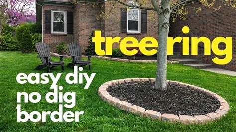 Tree Edging Border Ideas - So if you live in a rocky area, grab a wheelbarrow and go scavenging ...