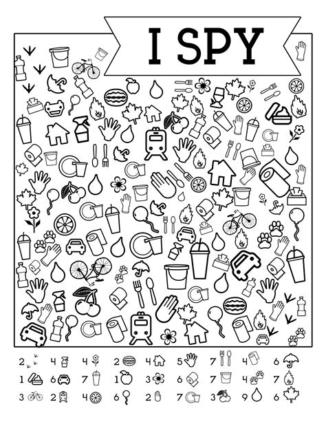 I Spy Puzzles Printable - Printable Crossword Puzzles