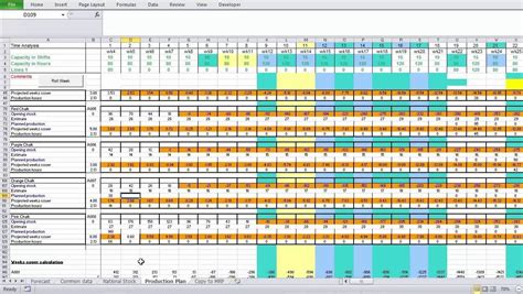 Film Production Calendar Template