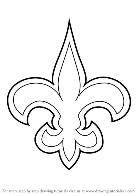 to Draw New Orleans Saints Logo ... | New orleans saints logo, New orleans symbols tattoo ...