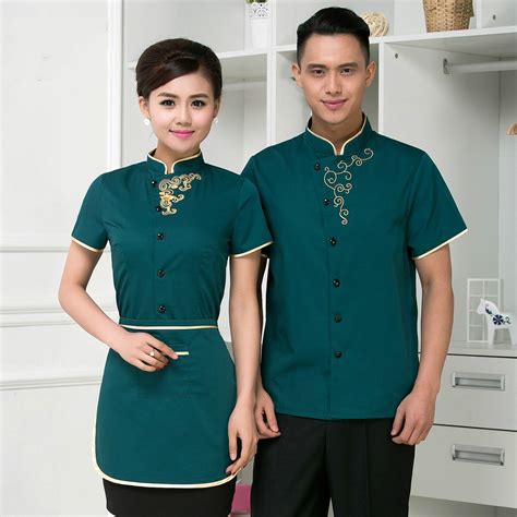 New Arrivel Chinese Restaurant Waiter Uniform Hotel Uniform Service ...