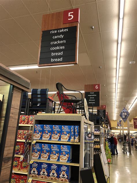 Supermarket Aisle Signs