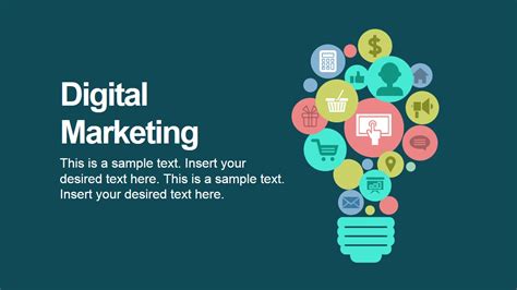 Digital Marketing Free Powerpoint Template - Printable Form, Templates and Letter