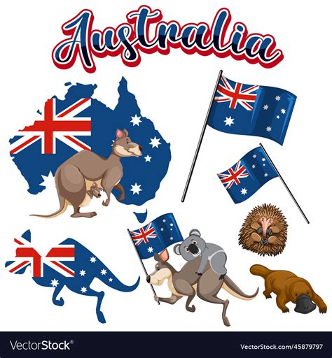 Australia day banners set Royalty Free Vector Image