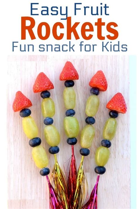 Fun and Easy Fruit Rockets Recipe - Eats Amazing.