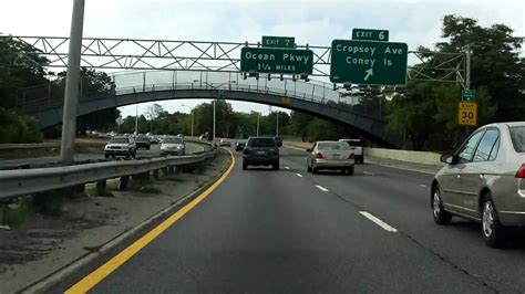 Belt Parkway (Exits 1 to 8) eastbound - YouTube