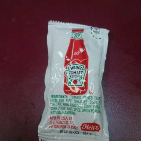 Heinz Ketchup Packet Nutrition Label | Besto Blog