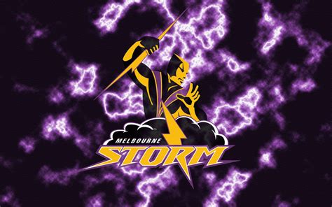 Melbourne Storm Lightning Wallpaper (V3) by Sunnyboiiii | Storm ...