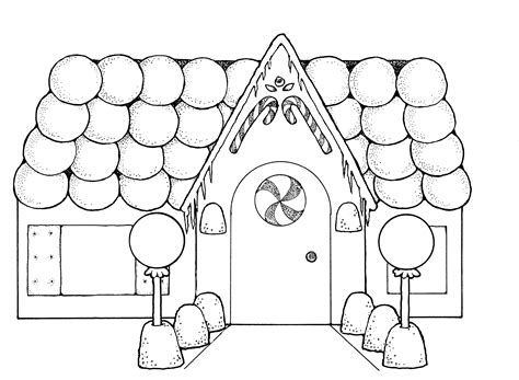 christmas gingerbread house clipart black and white 20 free Cliparts | Download images on ...