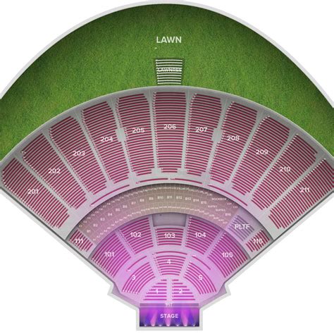 White River Amphitheatre Parking Map