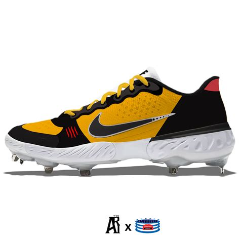 "MMA" Nike Alpha Huarache Elite 3 Low Cleats – Stadium Custom Kicks