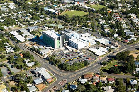 Aerial Photo of Rockhampton Base Hospital Aerial Photography