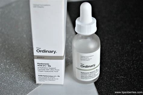 The Ordinary Hyaluronic Acid 2% + B5 Serum Review | LIPS n BERRIES